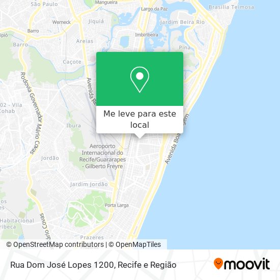 Rua Dom José Lopes 1200 mapa