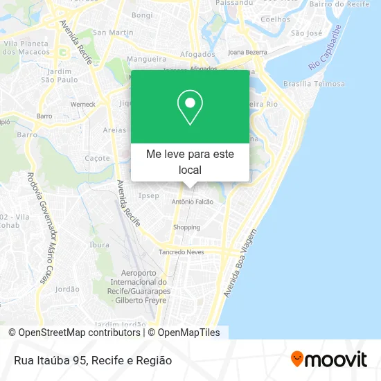 Rua Itaúba 95 mapa
