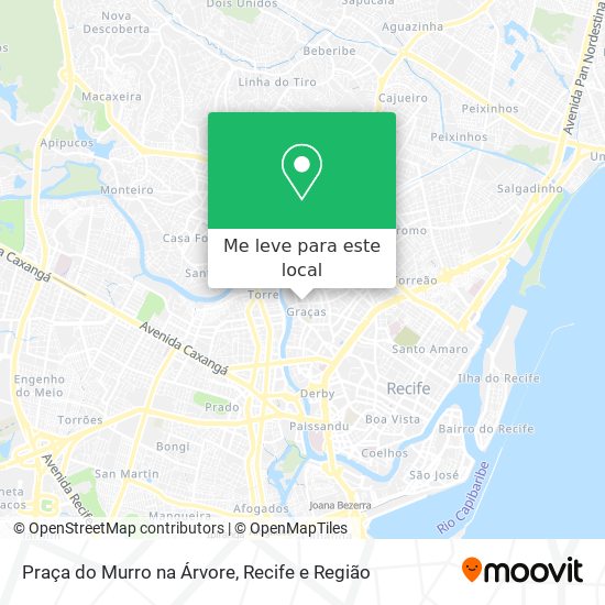 Praça do Murro na Árvore mapa