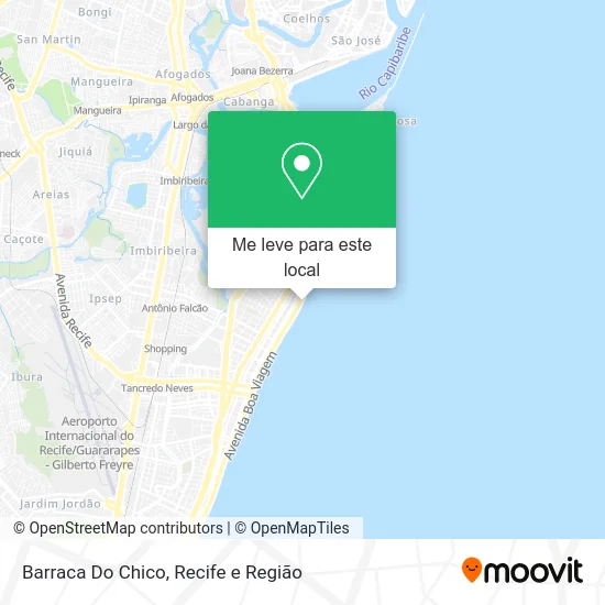 Barraca Do Chico mapa