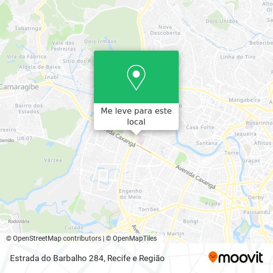 Estrada do Barbalho 284 mapa