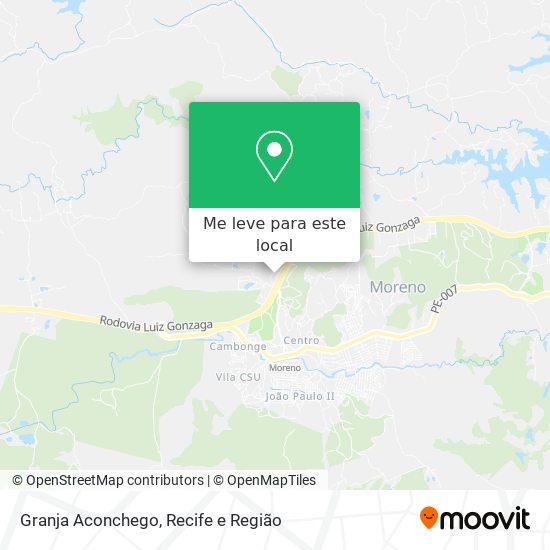 Granja Aconchego mapa