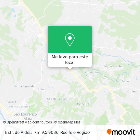 Estr. de Aldeia, km 9,5 9036 mapa