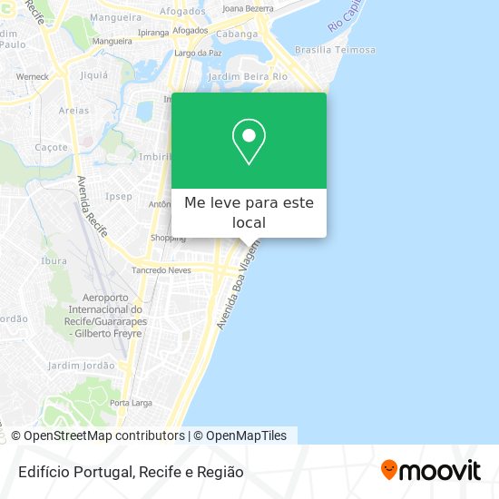 Edifício Portugal mapa