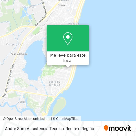 André Som Assistencia Técnica mapa