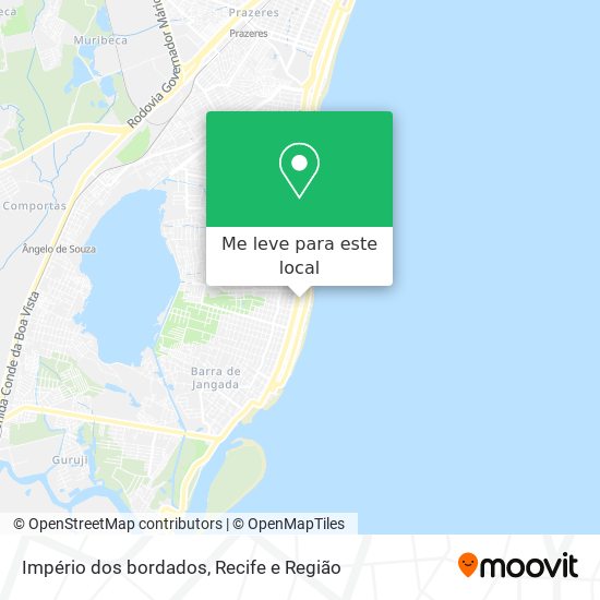 Império dos bordados mapa