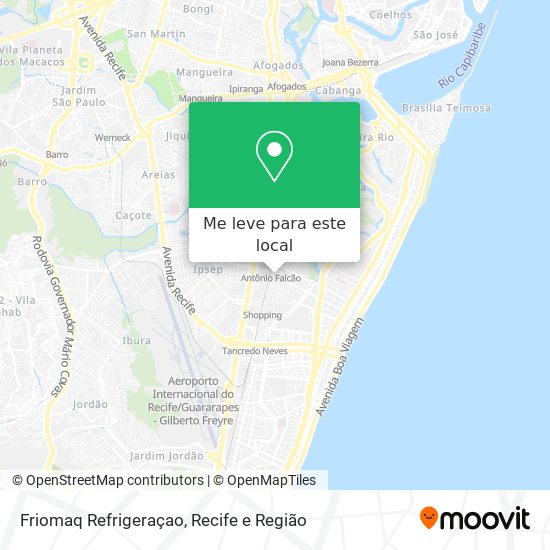 Friomaq Refrigeraçao mapa