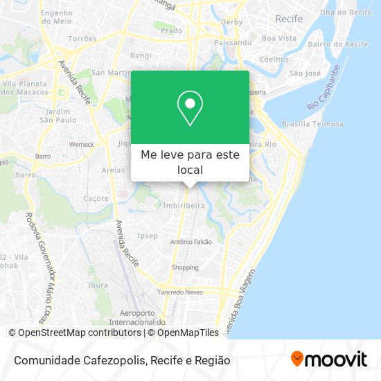 Comunidade Cafezopolis mapa
