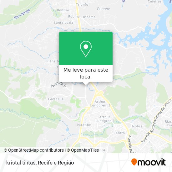 kristal tintas mapa