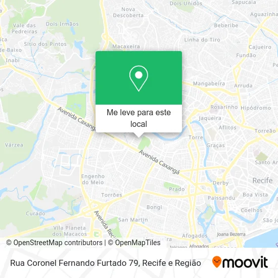 Rua Coronel Fernando Furtado 79 mapa