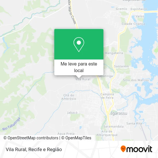 Vila Rural mapa