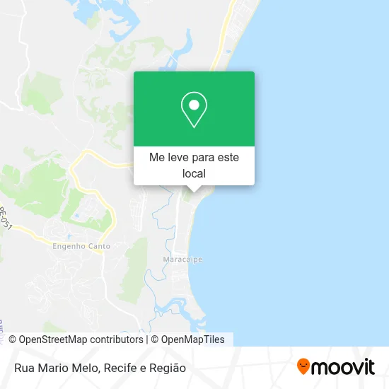 Rua Mario Melo mapa