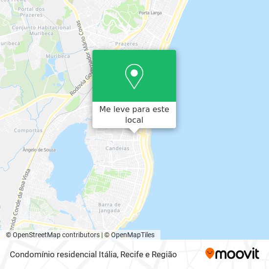 Condomínio residencial Itália mapa