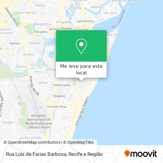 Rua Luís de Farias Barbosa mapa