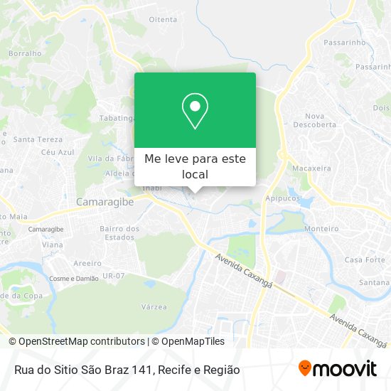 Rua do Sitio São Braz 141 mapa
