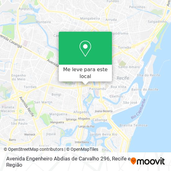 Avenida Engenheiro Abdias de Carvalho 296 mapa