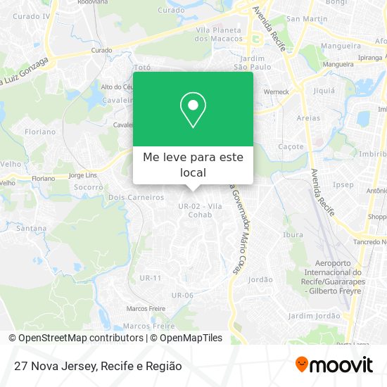 27 Nova Jersey mapa
