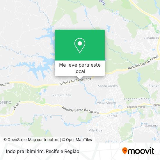 Indo pra Ibimirim mapa