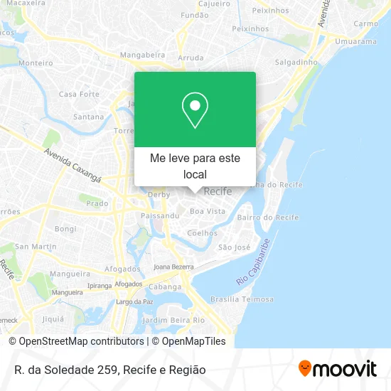 R. da Soledade 259 mapa