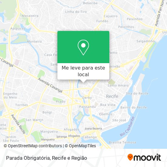 Parada Obrigatória mapa