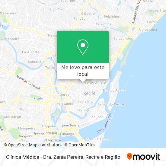 Clínica Médica - Dra. Zania Pereira mapa