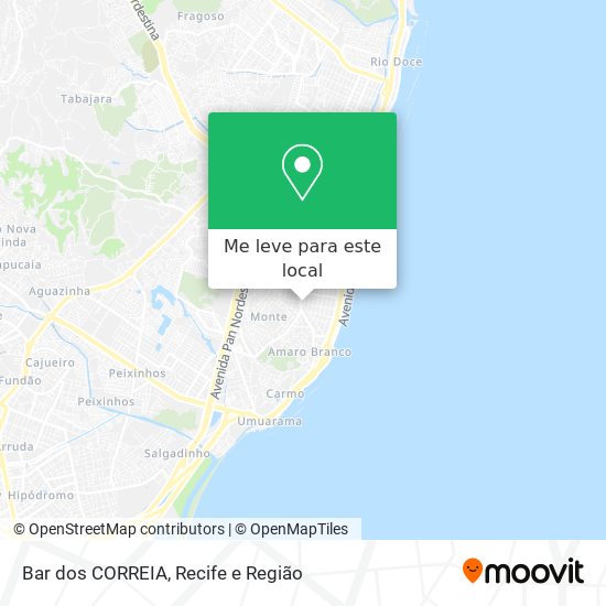 Bar dos CORREIA mapa