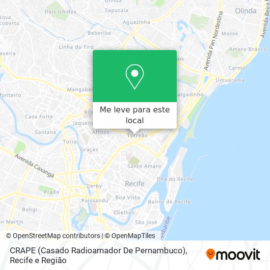 CRAPE (Casado Radioamador De Pernambuco) mapa