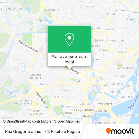 Rua Gregório Júnior 74 mapa