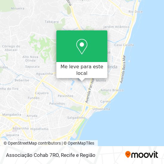 Associação Cohab 7RO mapa