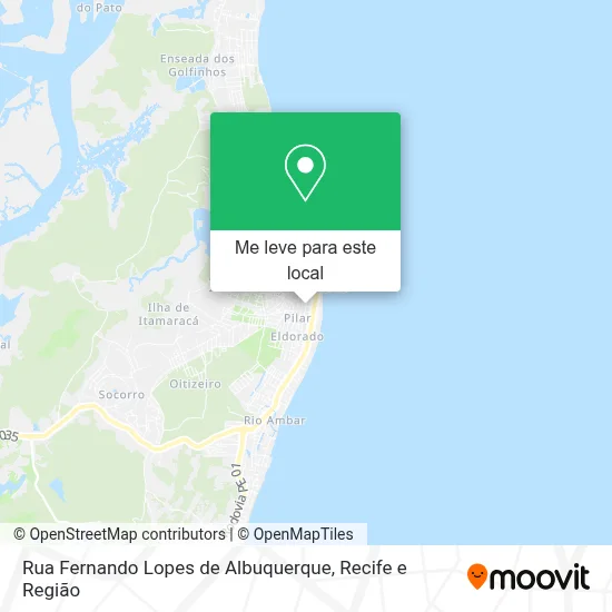 Rua Fernando Lopes de Albuquerque mapa