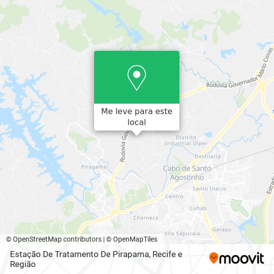 Estação De Tratamento De Pirapama mapa