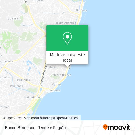 Banco Bradesco mapa