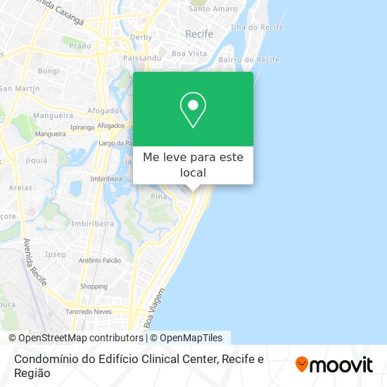 Condomínio do Edifício Clinical Center mapa