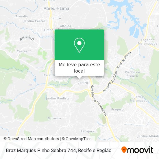 Braz Marques Pinho Seabra 744 mapa