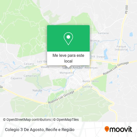 Colegio 3 De Agosto mapa