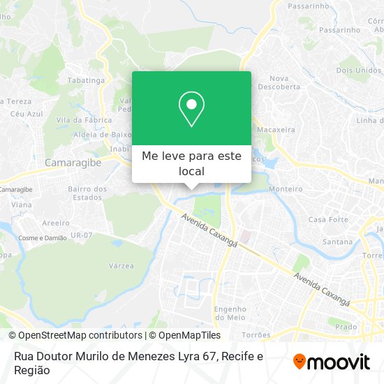 Rua Doutor Murilo de Menezes Lyra 67 mapa