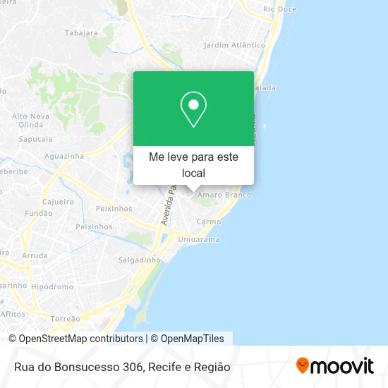 Rua do Bonsucesso 306 mapa
