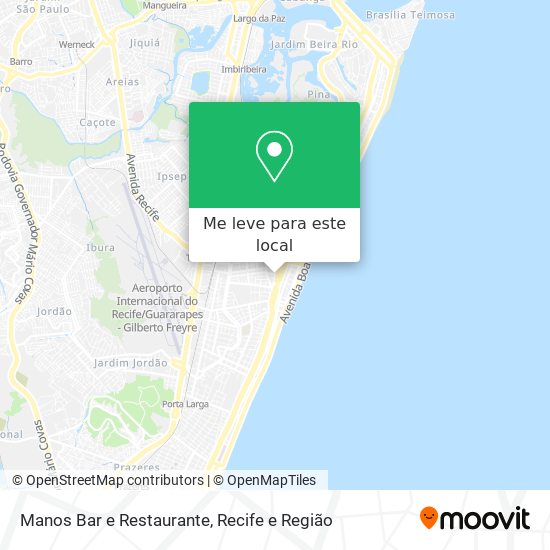 Manos Bar e Restaurante mapa