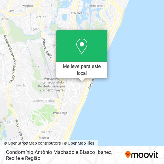 Condomínio Antônio Machado e Blasco Ibanez mapa