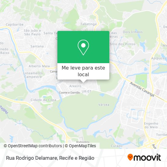 Rua Rodrigo Delamare mapa