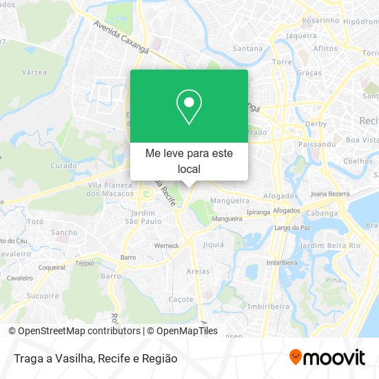 Traga a Vasilha mapa
