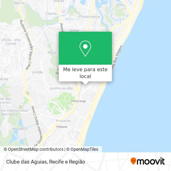 Clube das Aguias mapa