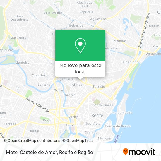 Motel Castelo do Amor mapa