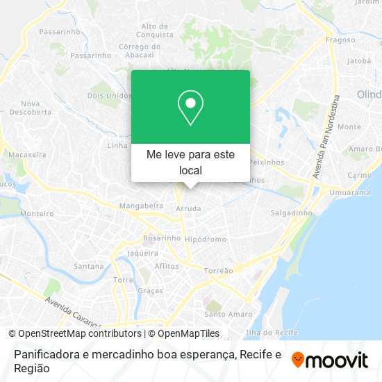 Panificadora e mercadinho boa esperança mapa