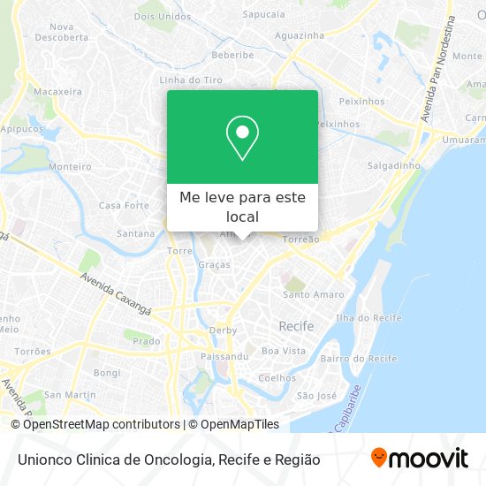 Unionco Clinica de Oncologia mapa
