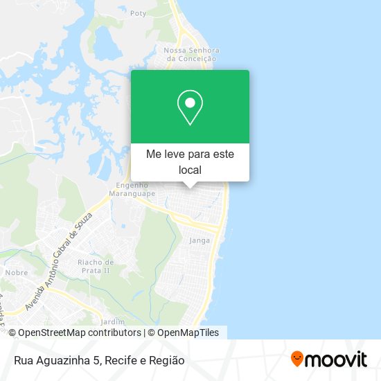 Rua Aguazinha 5 mapa