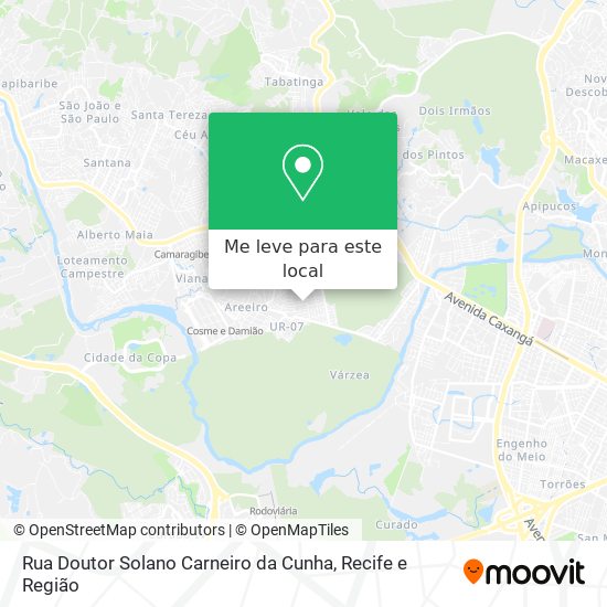 Rua Doutor Solano Carneiro da Cunha mapa
