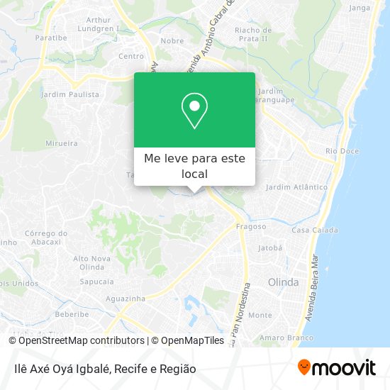 Ilê Axé Oyá Igbalé mapa
