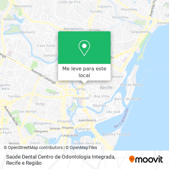 Saúde Dental Centro de Odontologia Integrada mapa