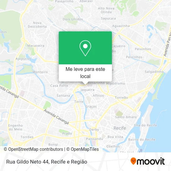 Rua Gildo Neto 44 mapa